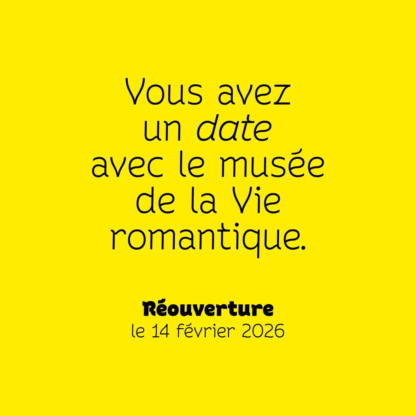 Vous avez un date avec le musée de la Vie romantique ! 