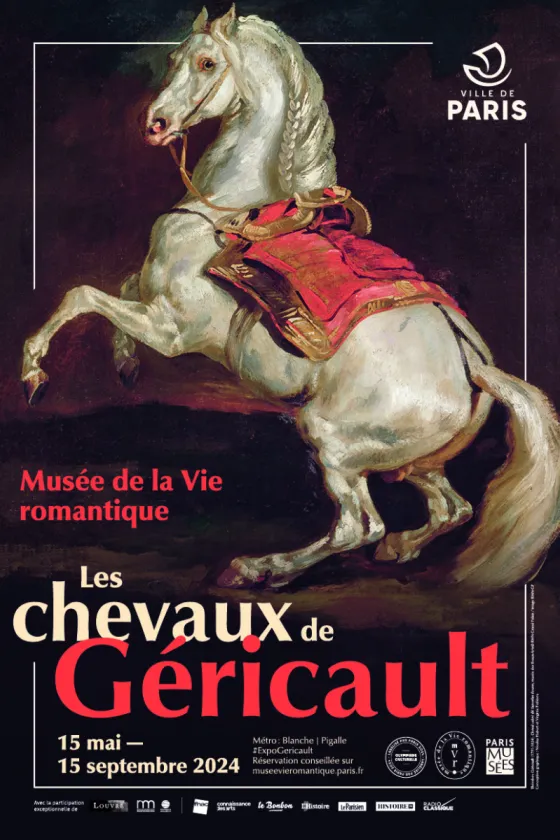 Affiche de l'exposition Les chevaux de Gericault